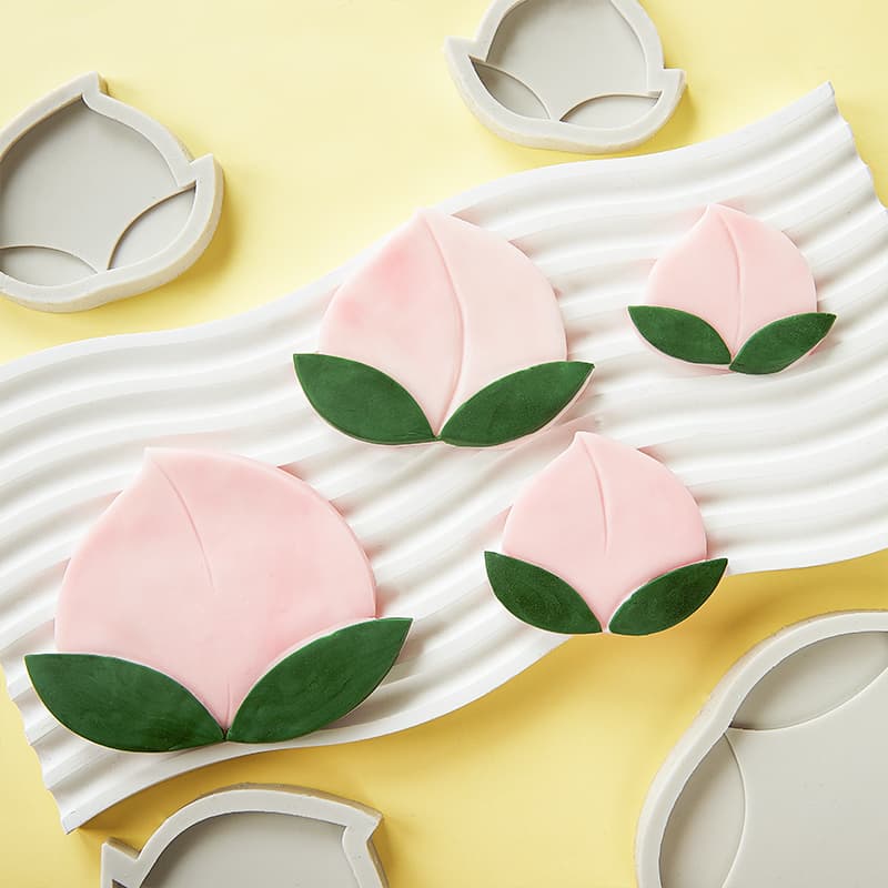 Chinese Peach Silicone Mold Chocolate Mousse Cake Birthday Baking Mold Fondant DIY Supplies