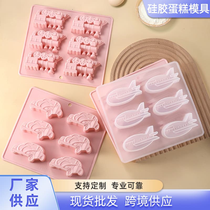 Car silicone cake mold easy to release car chocolate mold fondant cake mold baking tool