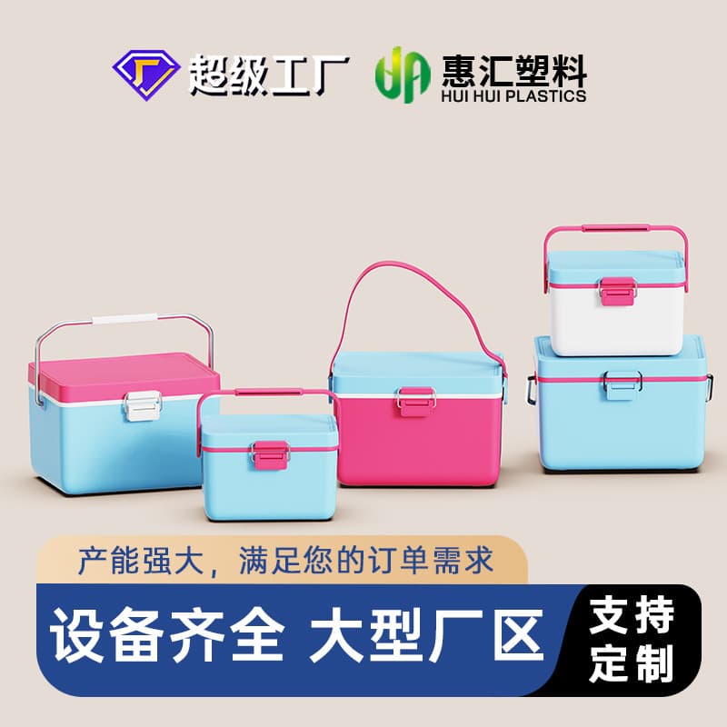 Custom Portable 12L Small Cooler Box Outdoor Breast Milk Preservation Camping Fruit Food Freezer Refrigerator