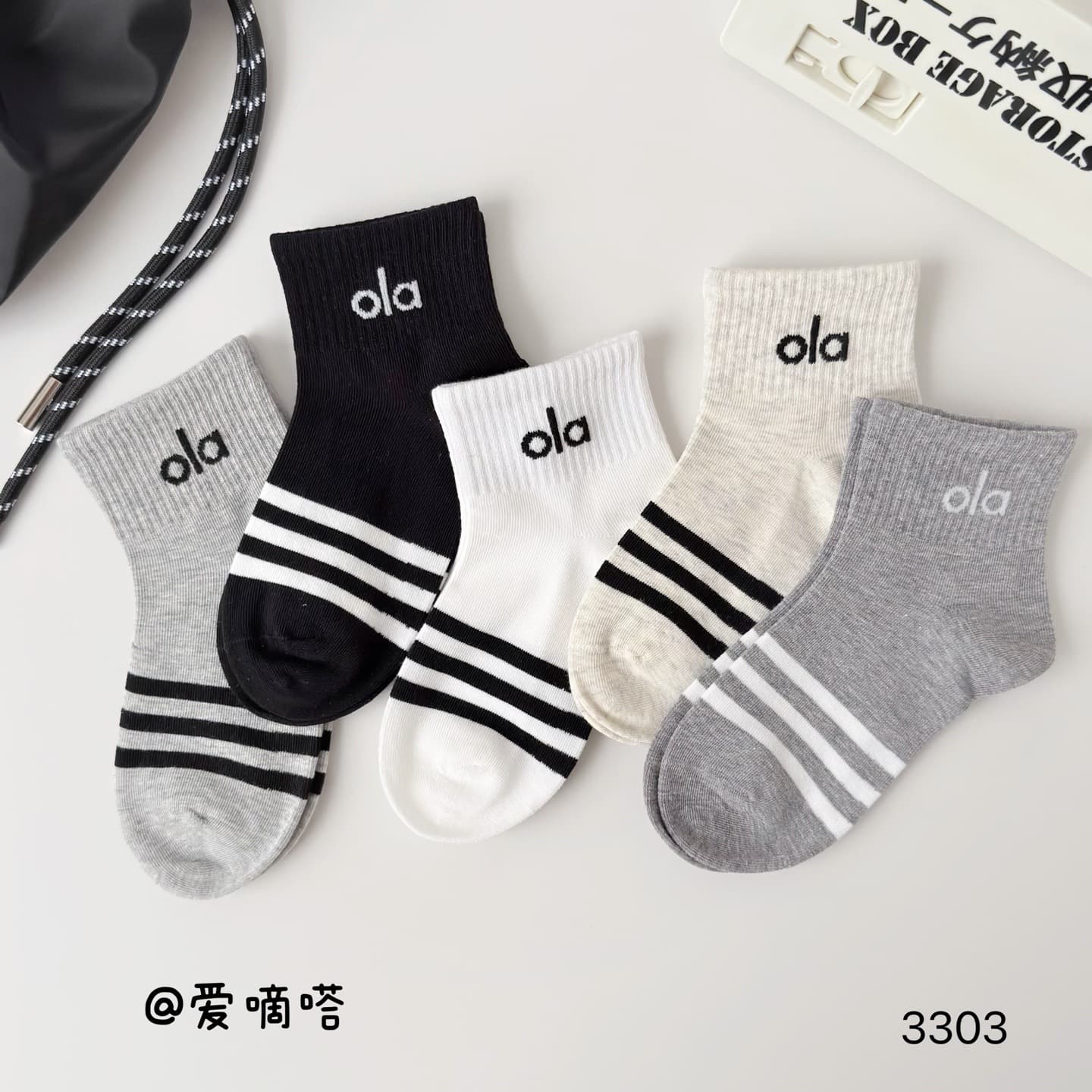Aidida Children's Socks Spring Thin Cotton Boys Girls Mid-Calf Combed Cotton Classic Black White Gray Letter Trendy Socks 1-15 Wholesale