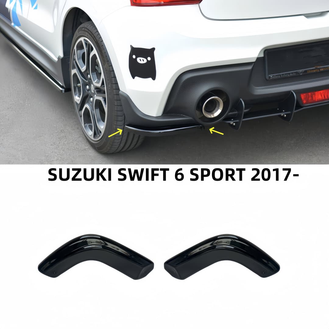 Suzuki Swift Rear Spoiler Rear Bumper Corner MK6 Swift Sport Modified Rear Bumper Corner Spoiler Wind Knife