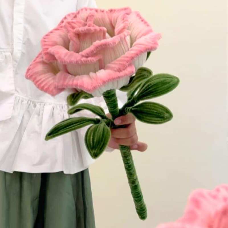 Extra Large Rose Bouquet DIY Encrypted Twist Stick Material Kit Artificial Flower Preserved Flower Gift for Girlfriend 520 Holiday Gift