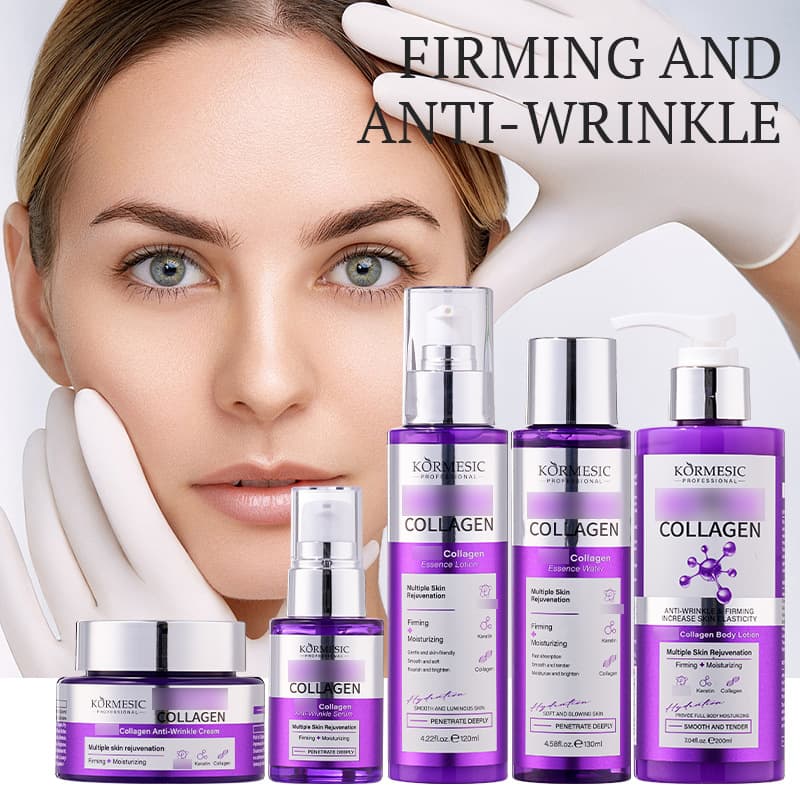 Collagen Skincare Set Facial Moisturizing Five-Piece Set Skincare Wholesale for Export