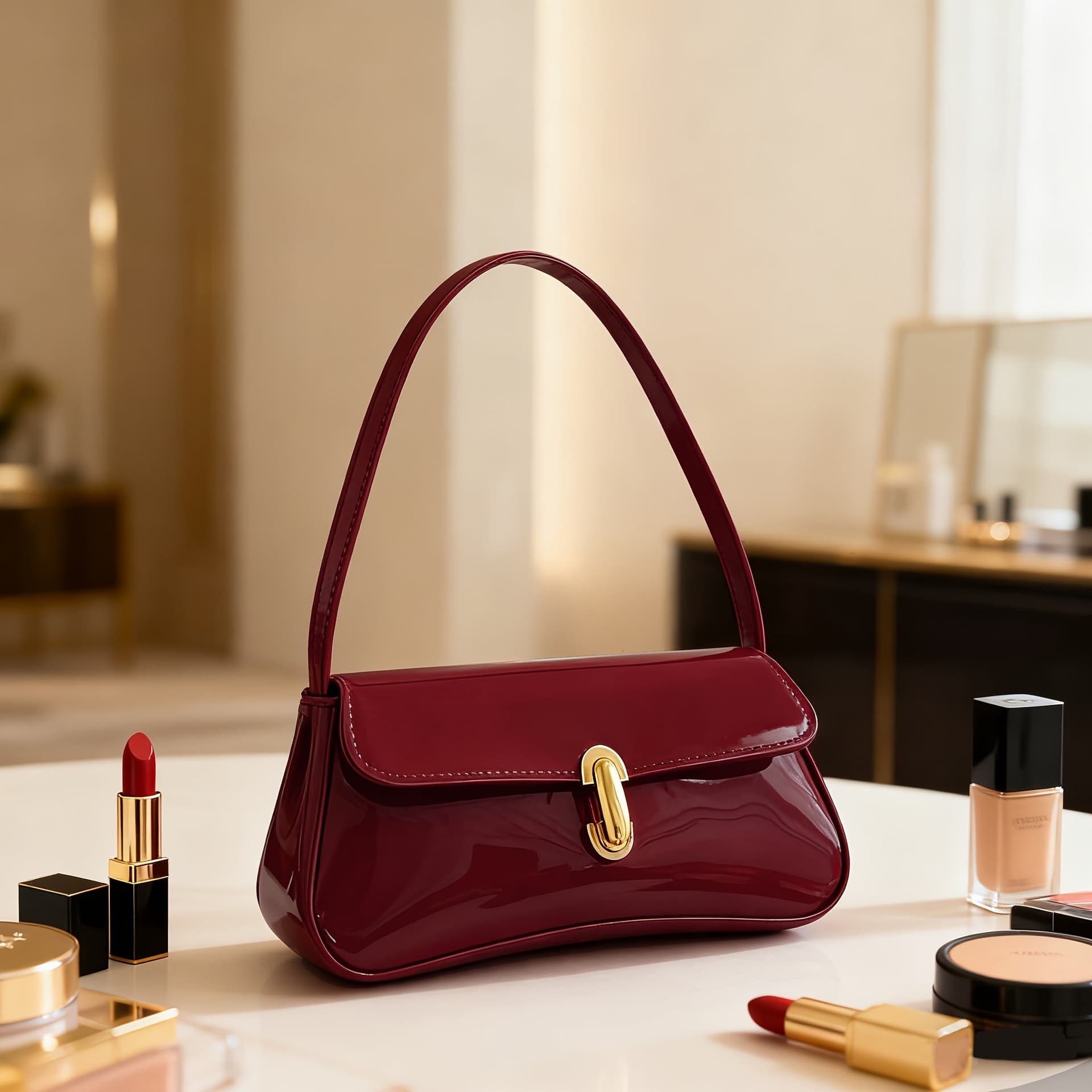 Cross-border Hot Seller Factory Direct Niche Bag Chic Underarm Bag Women's Bag Baguette Bag Wholesale New Handbag Versatile