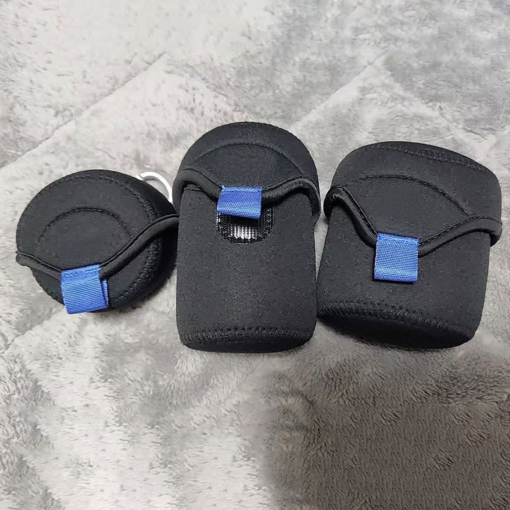 Portable mirrorless camera lens case, lens barrel, diving material storage bag, foldable protective bag.