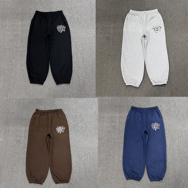 ADWYSD American Style Fleece Lined Loose Fit Sun Roll Cuffed Joggers Men's Casual Pants Comfortable Breathable Streetwear