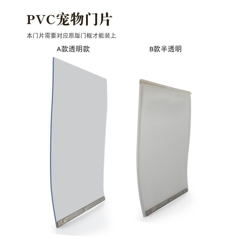 Pet Door Flap, Magnetic Windproof Self-Sealing, No Drilling Required, Replaceable, Soft, Cross-Border