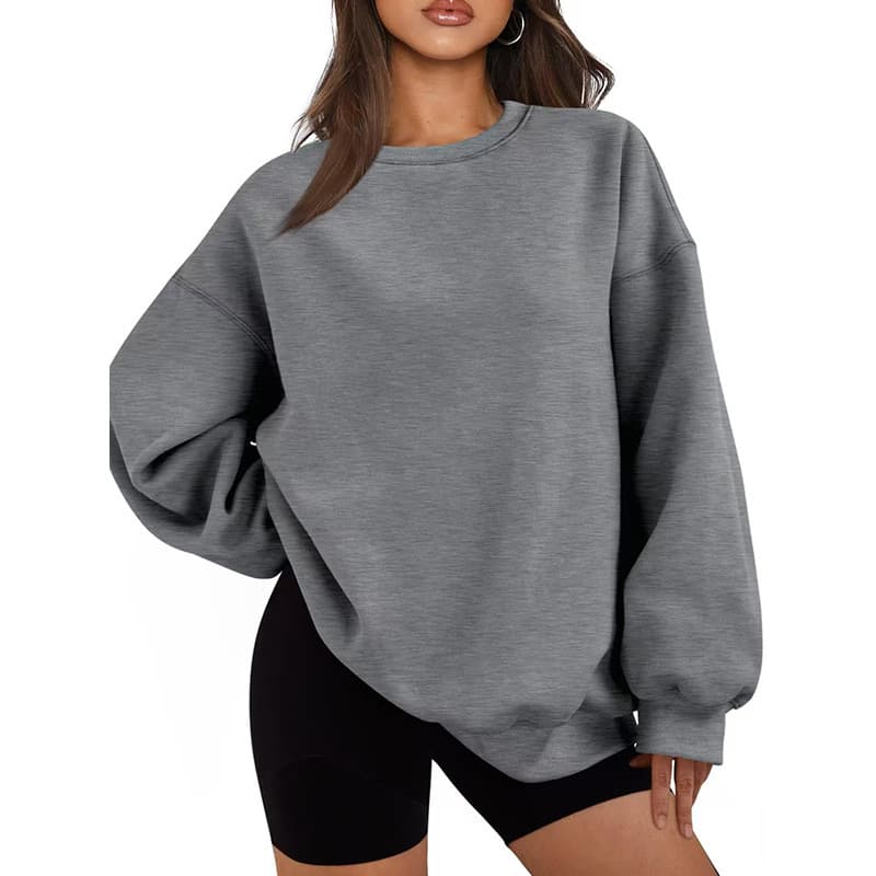 AliExpress Autumn and Winter Men and Women Loose Sports Round Neck Sweatshirt Casual Pullover Sweatshirt Long Sleeve Round Neck Sweatshirt Oten