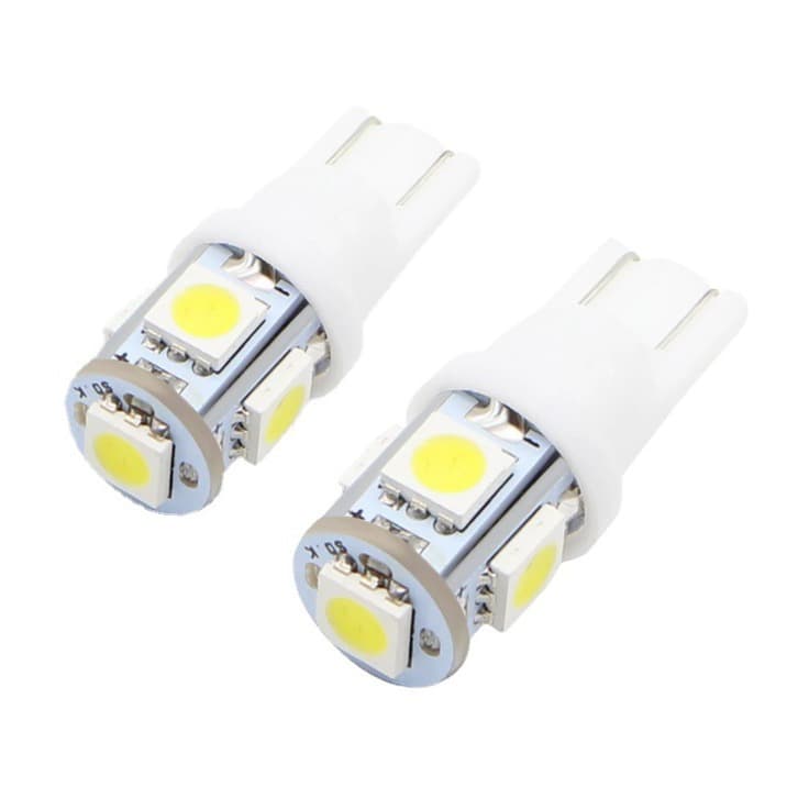 Car light bulb T10 5050 5smd 5W5 width light license plate light motorcycle steering LED 12V car light
