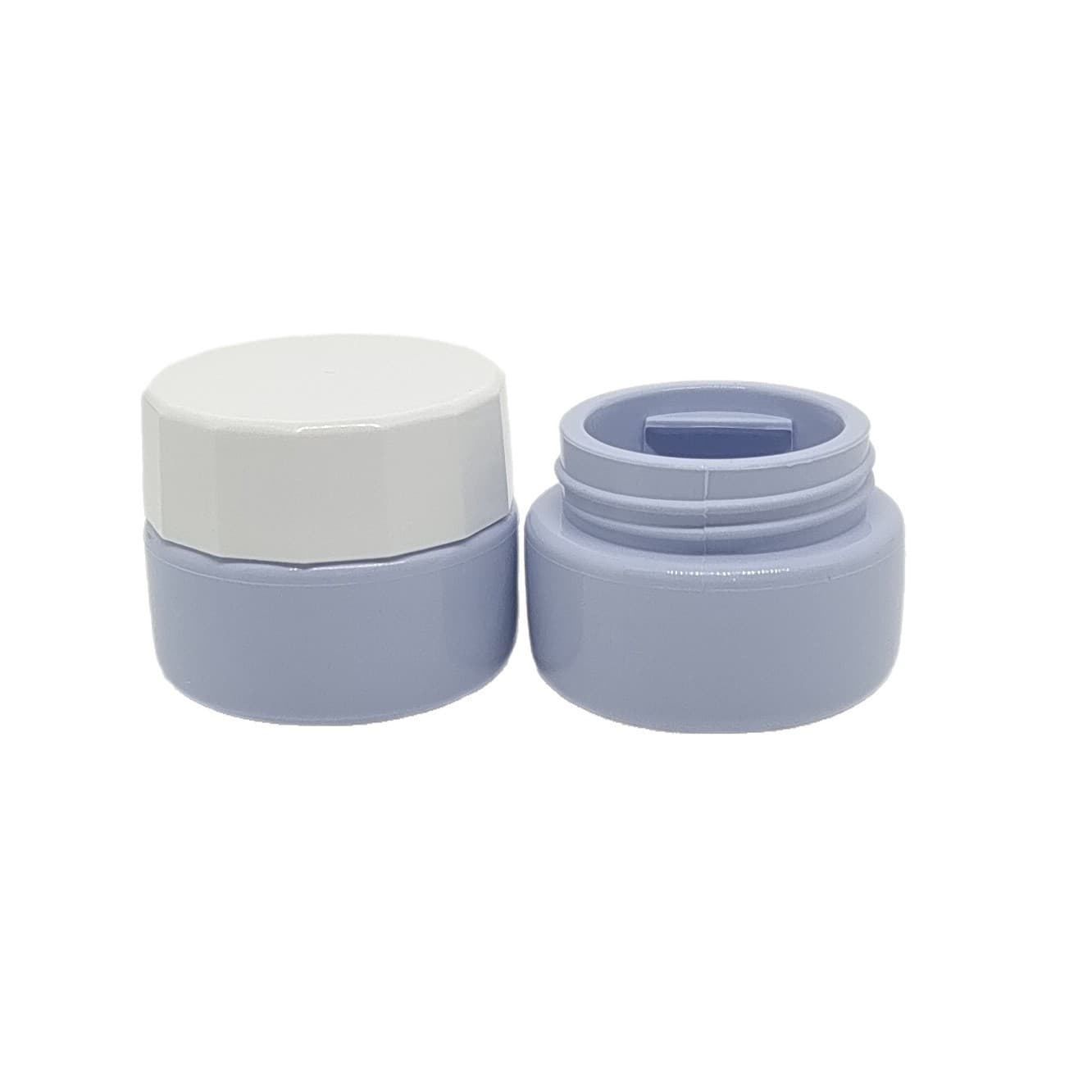 5ml Empty Nail Gel Jar Refill Bottle, Black and White Gel Polish Filling Container for Nail Art Gel Paint