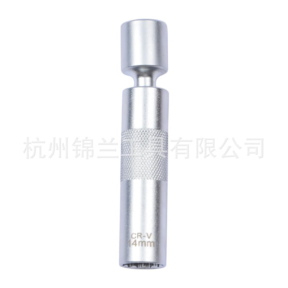 14mm 16mm Universal Magnetic Spark Plug Socket 12-Point Universal Swivel Short Spark Plug Removal Tool
