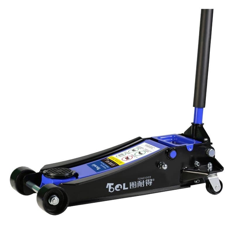 5 Ton Dual Pump Horizontal Hydraulic Jack for Auto Shops, Heavy-Duty Tire Change for Cars, SUVs