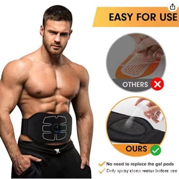 Pulse Belt Heat Therapy Electric Heating Waist Support for Fitness and Sports, Smart Lumbar Massager Waist Belt