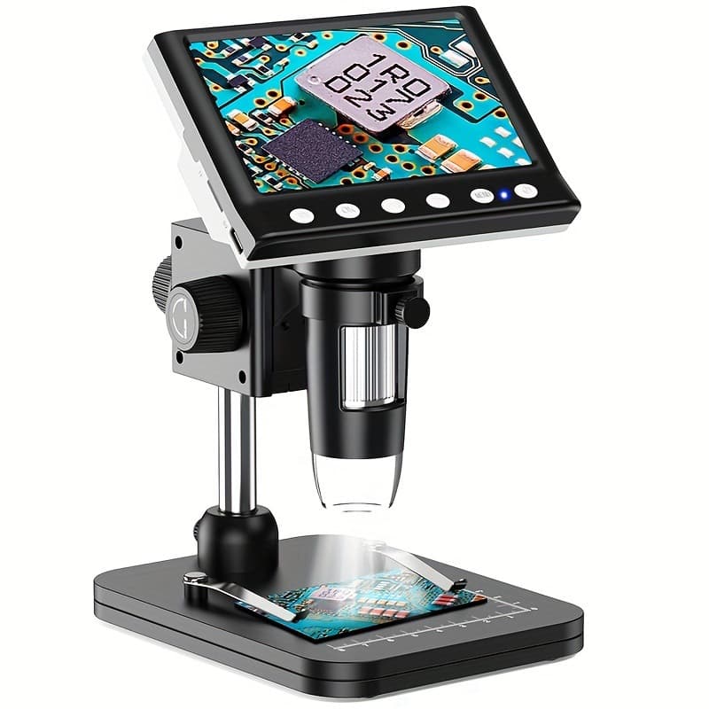 2025 New Cross-border Drop Shipping 4.3" Digital Microscope 1000X HD 1080P Coin Microscope