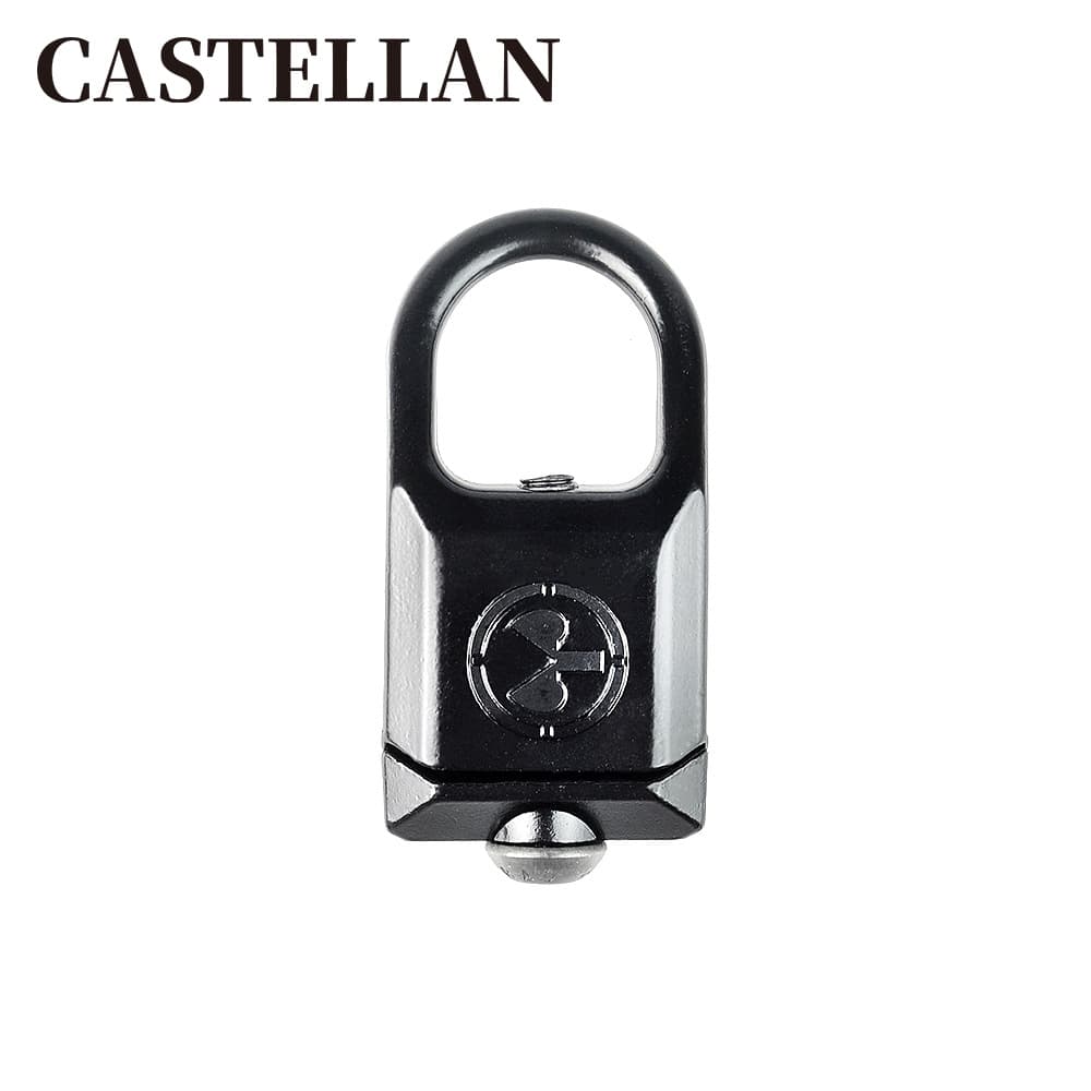 QD metal strap buckle strap ring single point zinc alloy material metal fishbone buckle RSA sling swivel