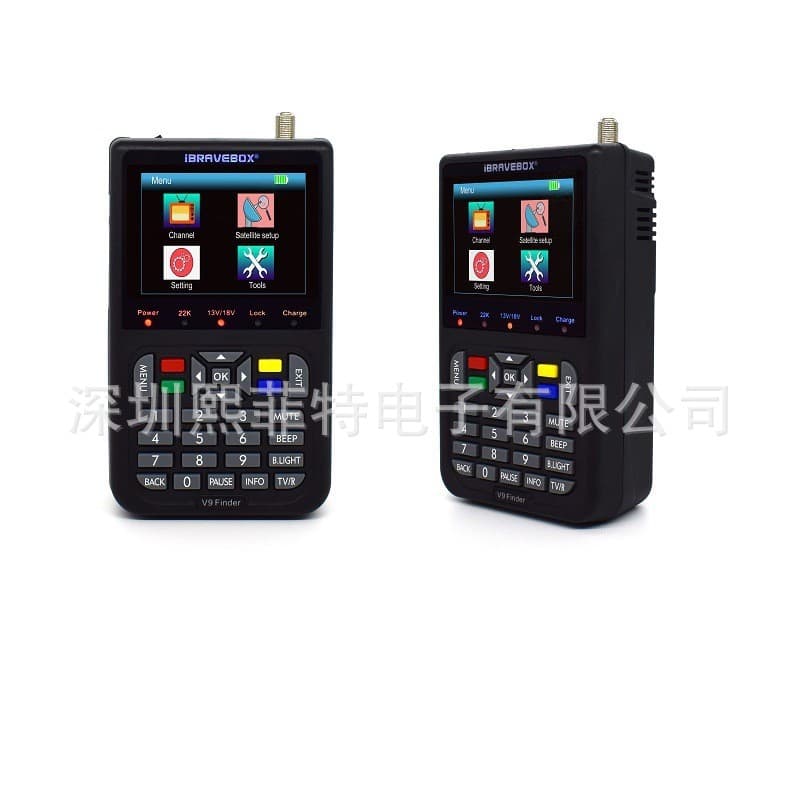 1 SAT V9 Finder Satellite Signal Finder Set-top Box Digital Satellite Finder DVB-S2 Tester