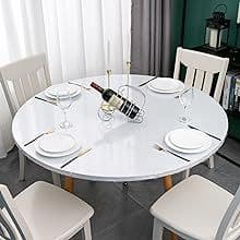 Amazon Best-Selling Transparent Round Tablecloth Waterproof Dustproof Stain-Proof Oval Table Mat Non-Slip Table Cover