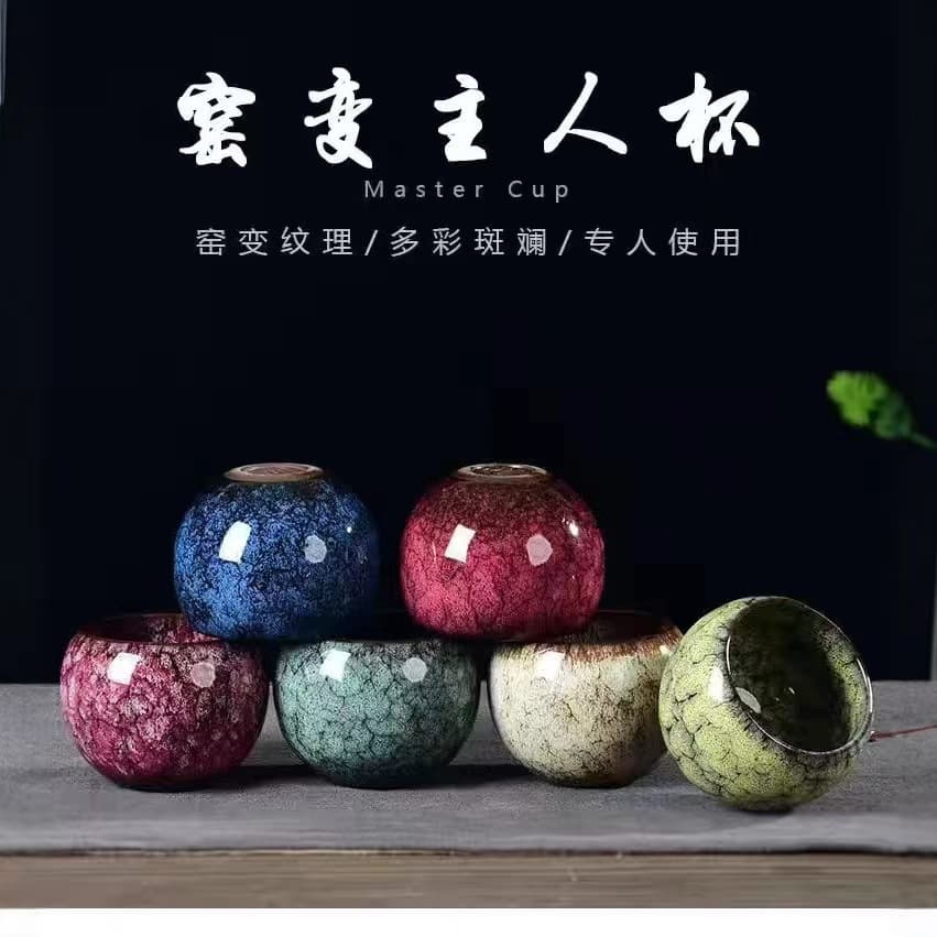 Kiln Transformation Dragon Egg Dragon Shape Non-Tipping Cup Ceramic Cup Jian Zhan Cup Master Cup Tea Cup Women's Premium Gift Cup