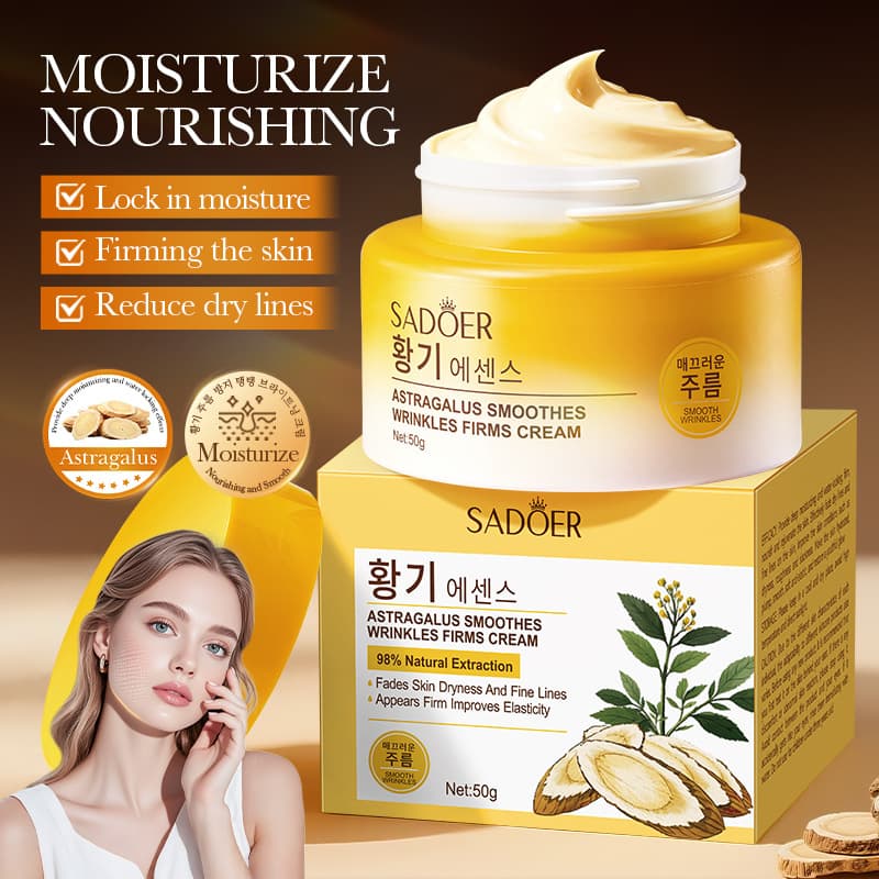 Full English SADOER Astragalus anti-wrinkle firming and brightening moisturizer revitalizes skin FACIAL CREAM cross-border product