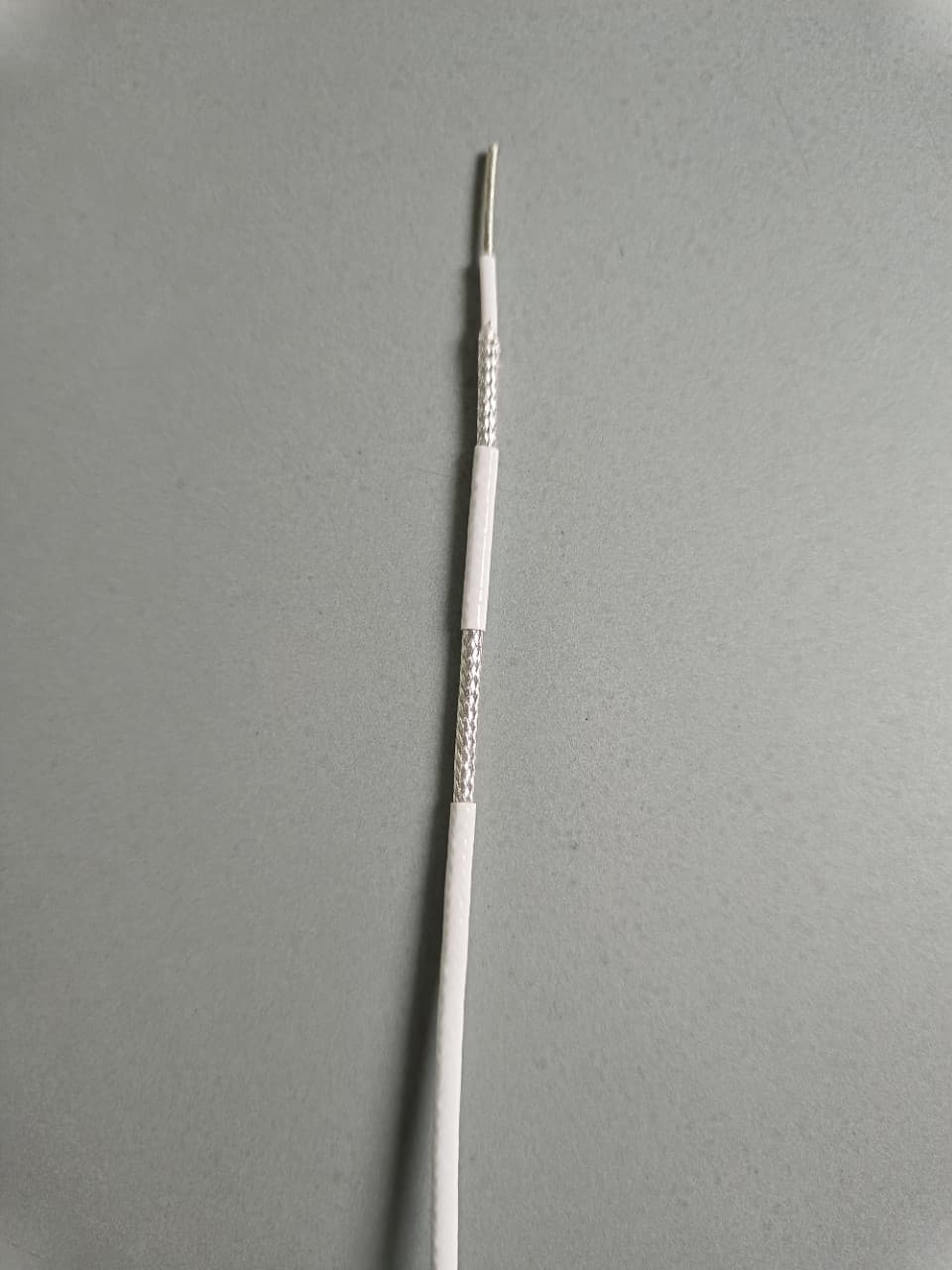 AFPF Teflon Silver-Plated Shielded Wire 1X7-0.16 Outer Diameter 2.2mm High Temperature Single-Core Shielded Wire