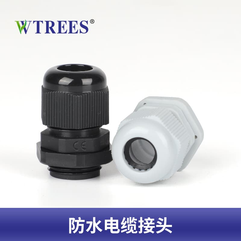 Cross-border PG Type Nylon Plastic Cable Waterproof Connector IP68 Environmentally Friendly Flame Retardant Fixed Head Wire Gland Manufacturer