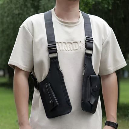 Vest bag, tactical chest bag, new men's backpack, armpit bag, multi-functional bag, shoulder bag, outdoor sports chest bag