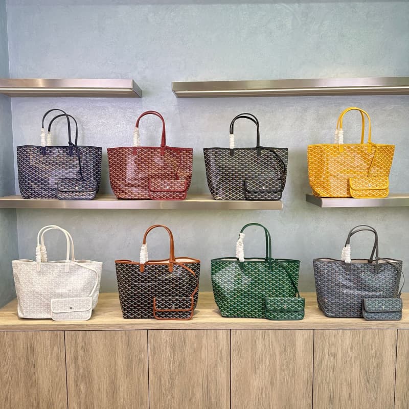 Upgraded Goyard Goya bag shopping bag Tote dog tooth bag cotton and linen Tote mother-in-law bag single shoulder portable women's bag