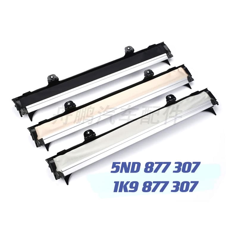 1K9877307 is compatible with the sunroof roller blind/sunshade assembly for Volkswagen Tiguan, Touran, Golf, Q5, and Magotan. (5ND877307)
