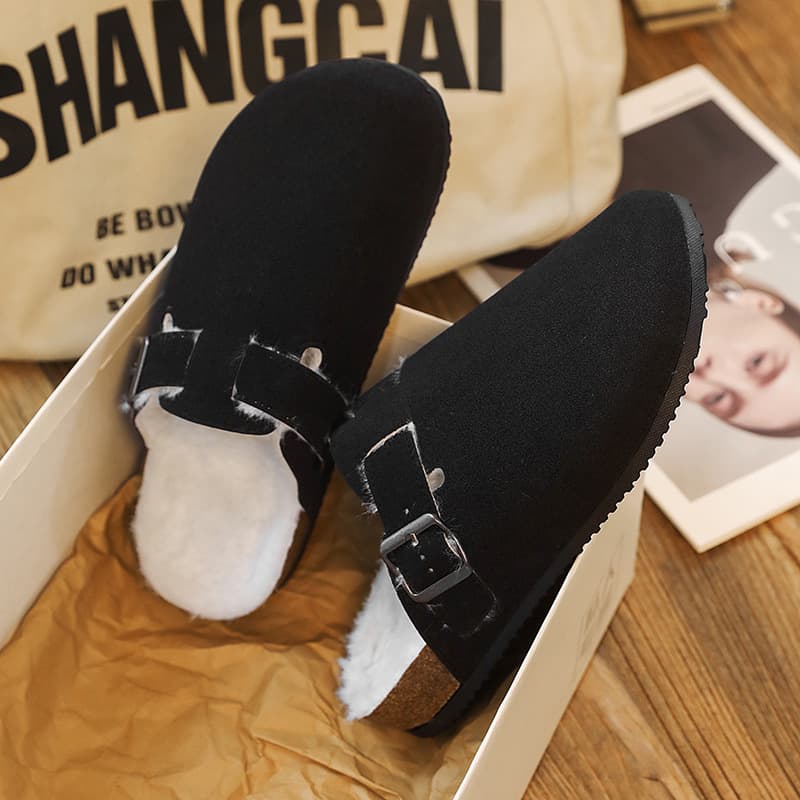 2025 New Birkenstock Half-Slip Shoes Women Versatile Fashion Retro Casual Comfortable Soft Sole Slip-On Birkenstock Half-Slippers