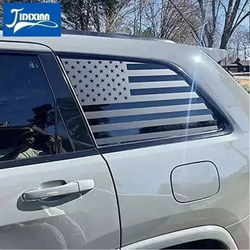 JIDIXIAN car rear window decoration sticker decal suitable for Jeep Grand Cherokee 2014--2020