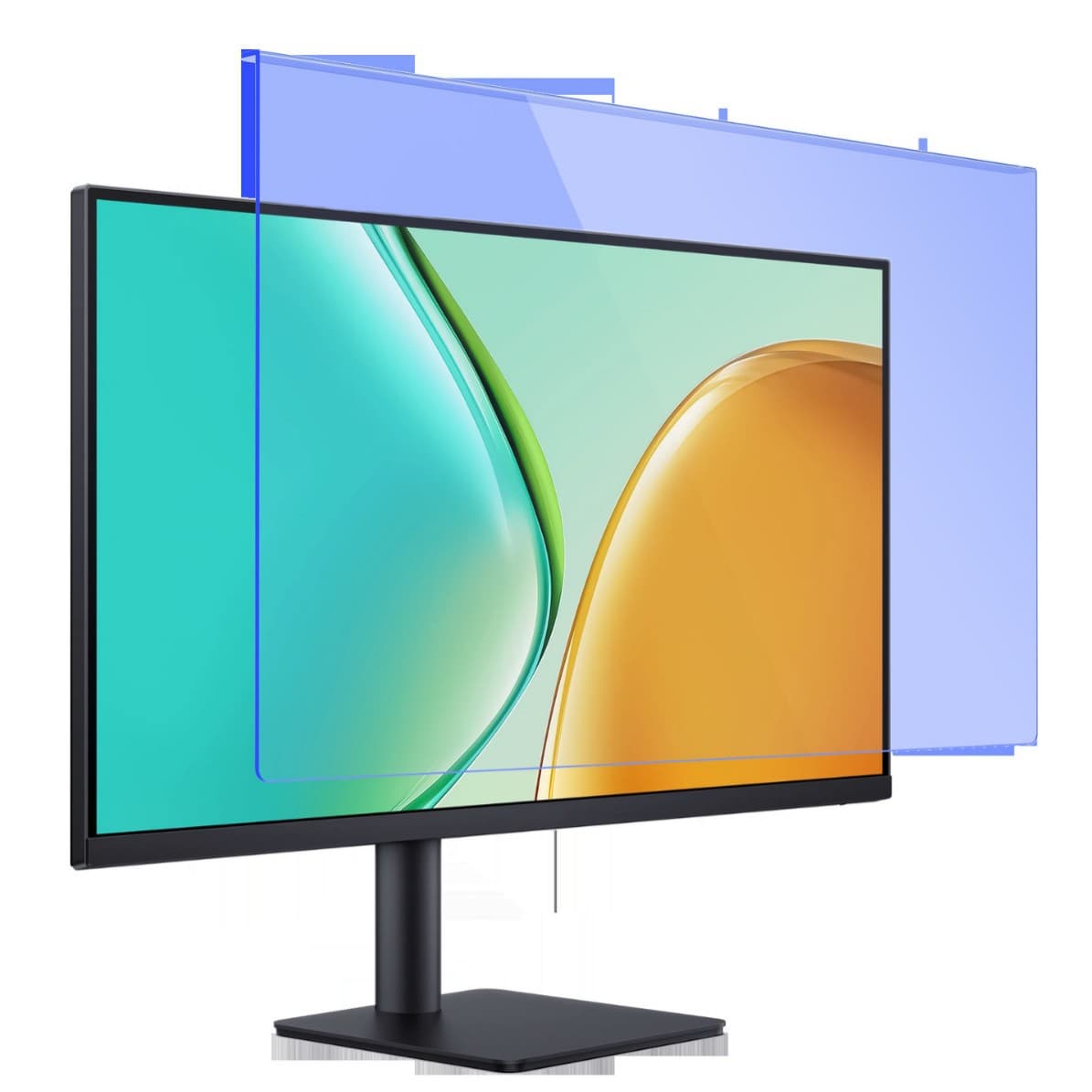 Desktop computer eye protection film, hanging acrylic anti-blue light protective film, customizable sizes for eye care and anti-radiation.