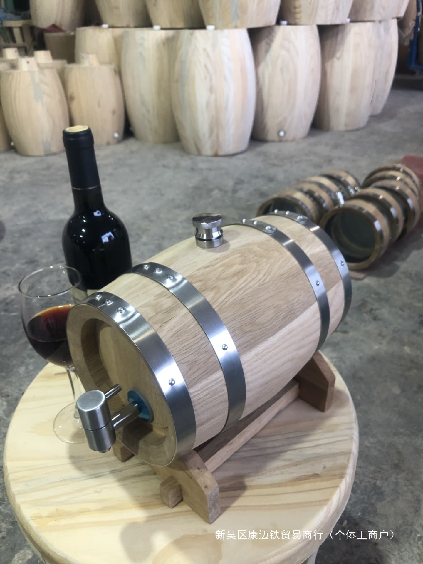 3L Wine Barrel for Aging Sherry, Brandy, 10L Cocktail, Wine, Oak Barrel, Whiskey, Default Item Others