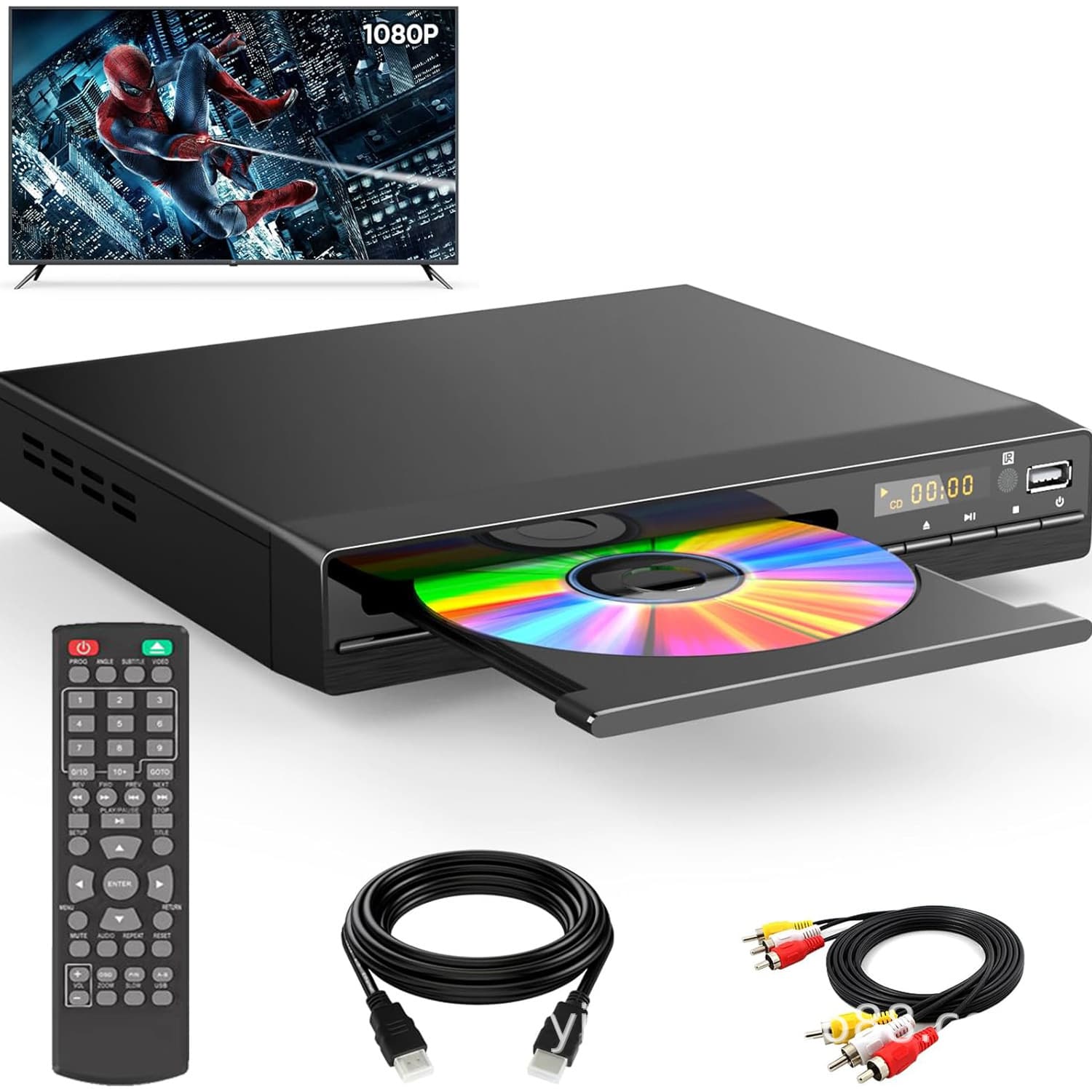 In Stock Portable Cross-Border High-Definition DVD Player EVD Player Children's VCD Mini CD Player