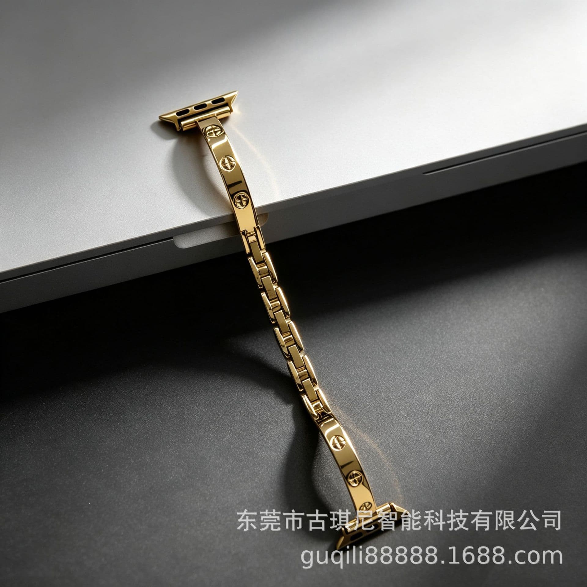 Ultra-Thin Band Compatible with Apple Watch All Sizes iWatch 1-11/SE/Ultra Metal Fashion Bracelet
