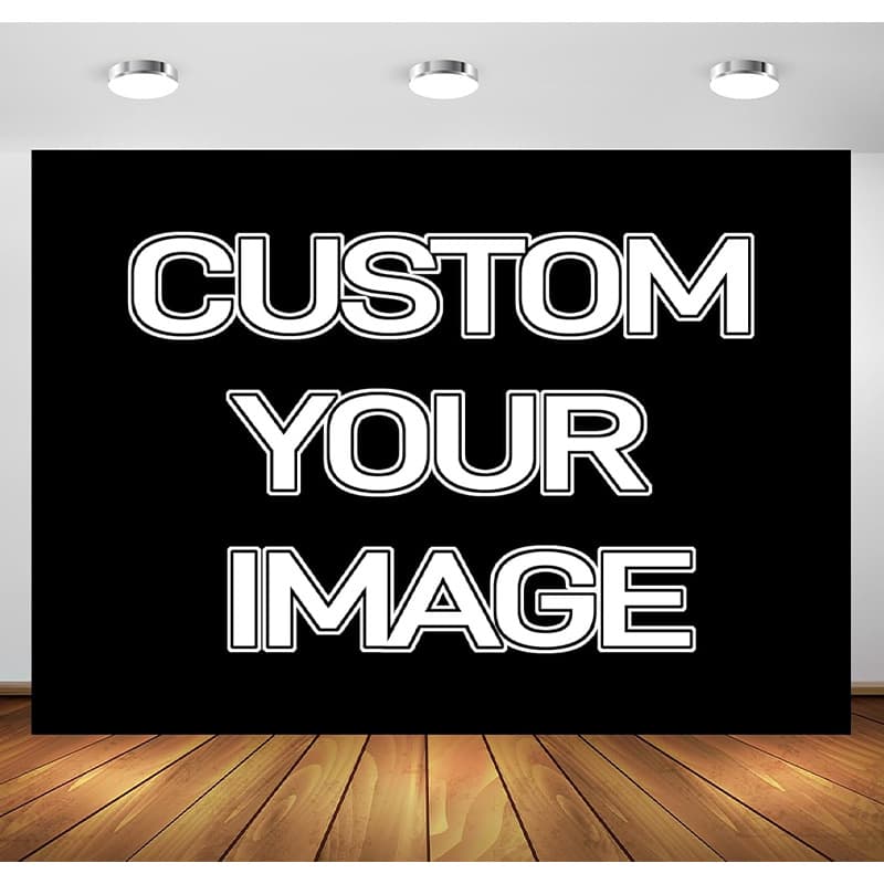 Custom background image personalized design Valentine's Day Father's Day Birthday ceremony wedding party decorations props