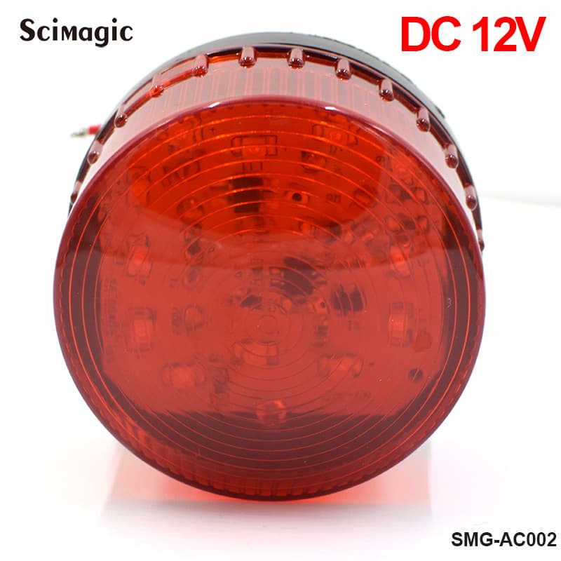 Light signal warning light LED 12V 24V 220V indicator light LED light small flashing light safety alarm