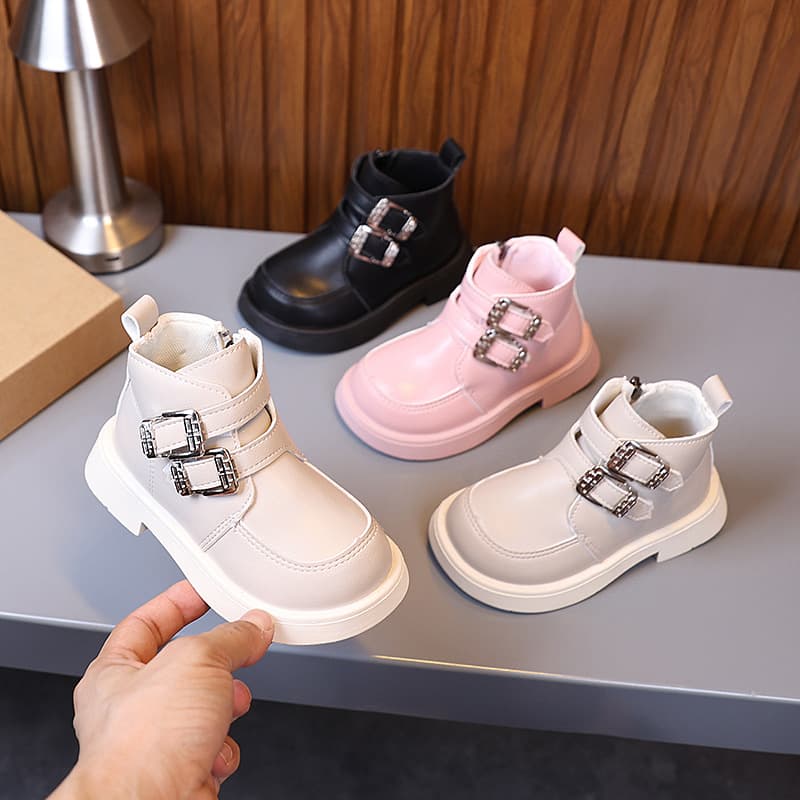 Girls' Martin Boots 2025 Autumn New Style Boys' Single Boots British Style Children's Boots Autumn Winter Casual Short Boots for Export