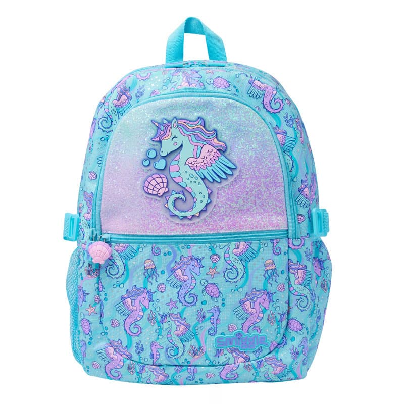 Australia Smiggle Seahorse Set Backpack Trolley School Bag Pencil Case Travel Bag Lunch Box Water Bottle