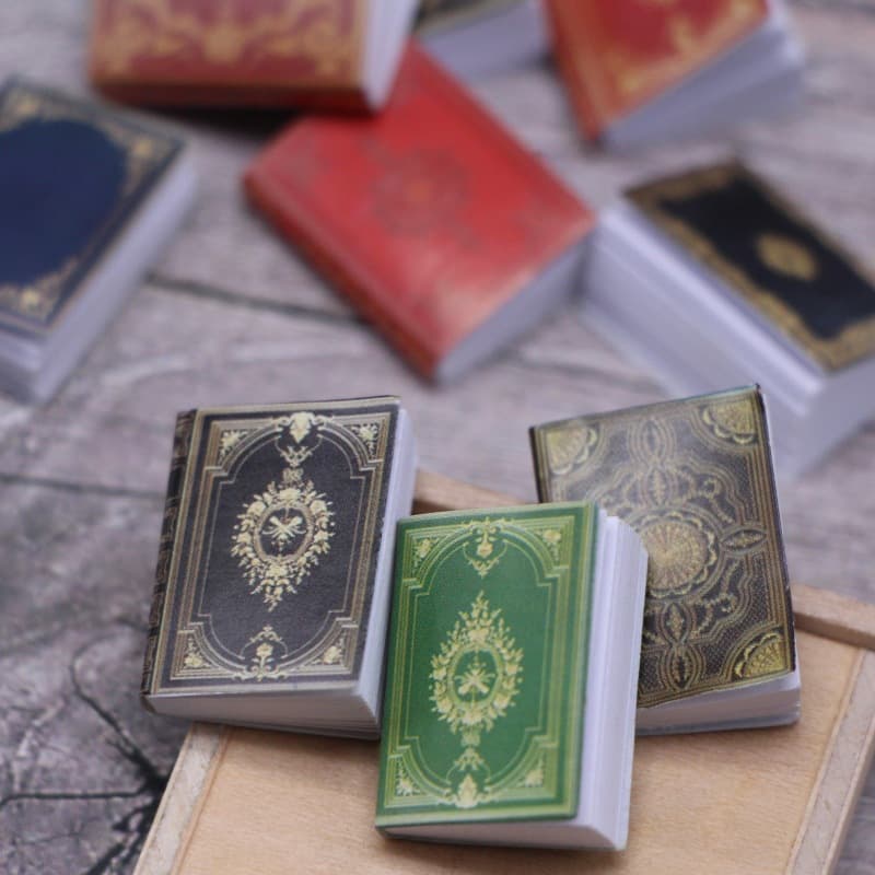Dollhouse Classic Books BJD Mini Pocket Diary OB11 Miniature Scene Flip Book