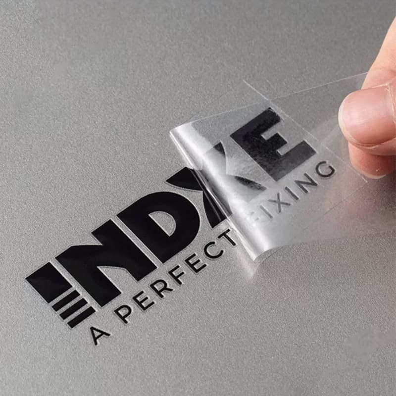 UV Transfer Sticker Peel-Off Film Lettering Crystal Label Transfer Logo Transparent Self-Adhesive Metal Sticker Gold Foil Sticker