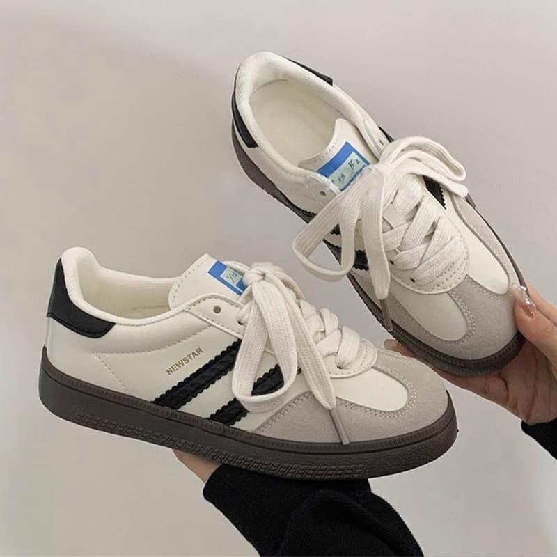 Korean Retro German Training Shoes 2026 Summer New White Sneakers Ins Versatile Niche Women's Casual Board Shoes