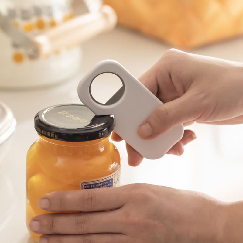 Magnetic Bottle Opener for Refrigerator, Multi-Functional Beer and Soda Cap Opener, Simple Style, Home Kitchen Tool