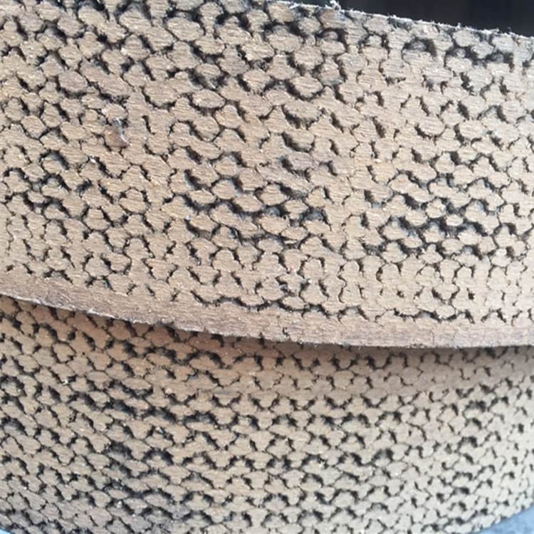 Guolong factory price asbestos rubber copper wire brake bands brake linings 100*6 120*8 brake shoes.