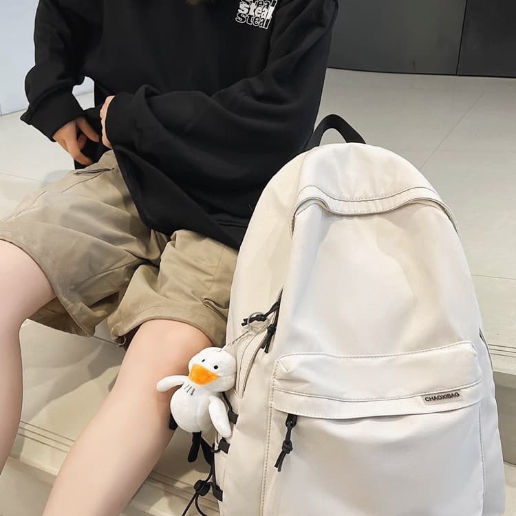 Travel Lightweight Premium Minimalist Backpack for College Students, Commuting, Middle School Girls, Japanese-Korean Style Simple Bag
