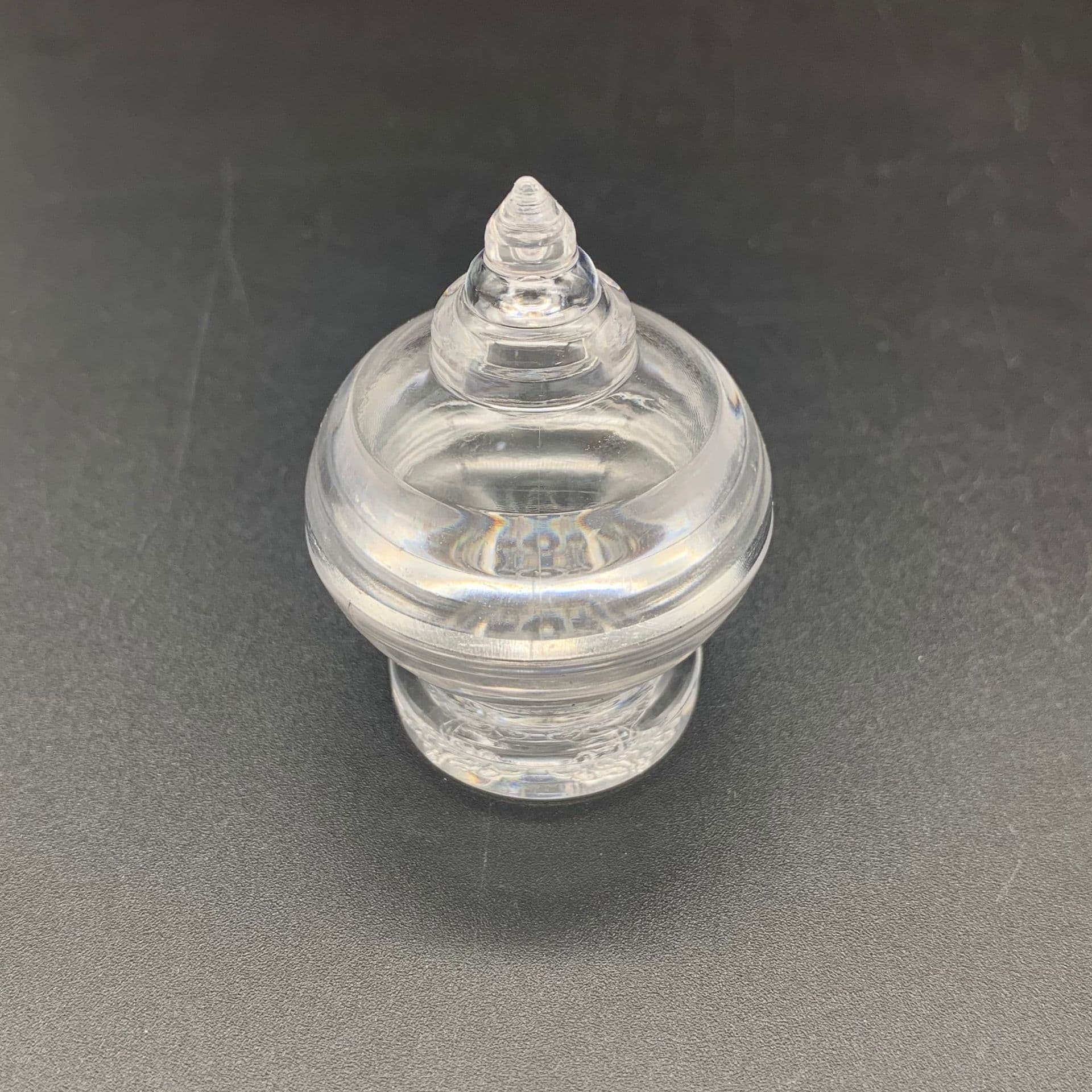 Factory Supply Scenic Acrylic Transparent Stupa Smallest Size Buddhist Pagoda Souvenir 4*6cm