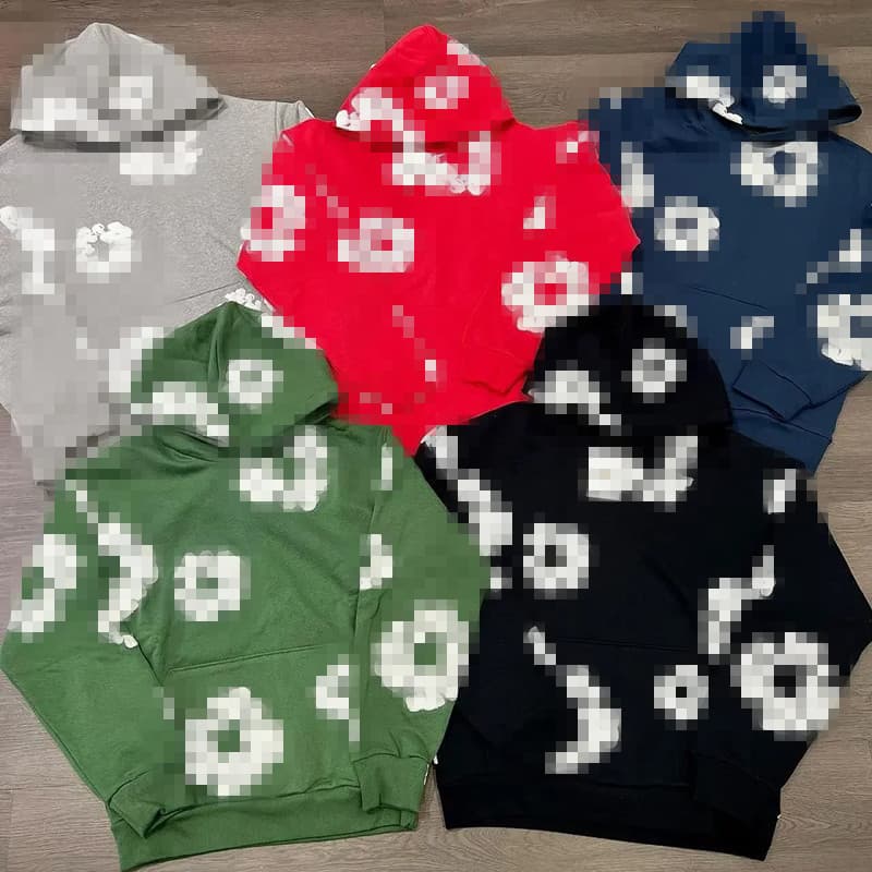 Cross-border E-commerce European and American Trendy Foam Print Loose Hoodie Y2K Hip-hop Streetwear Unisex Pullover Top