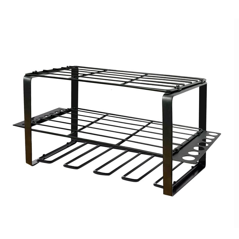 Customizable three-tier tool rack for cross-border use. Simple wall-mounted wrought iron multi-functional power tool, drill, and sundries rack.