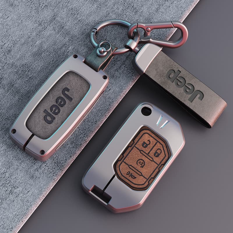Key case for Jeep Cherokee, Compass, Grand Cherokee, Commander, car key buckle for men