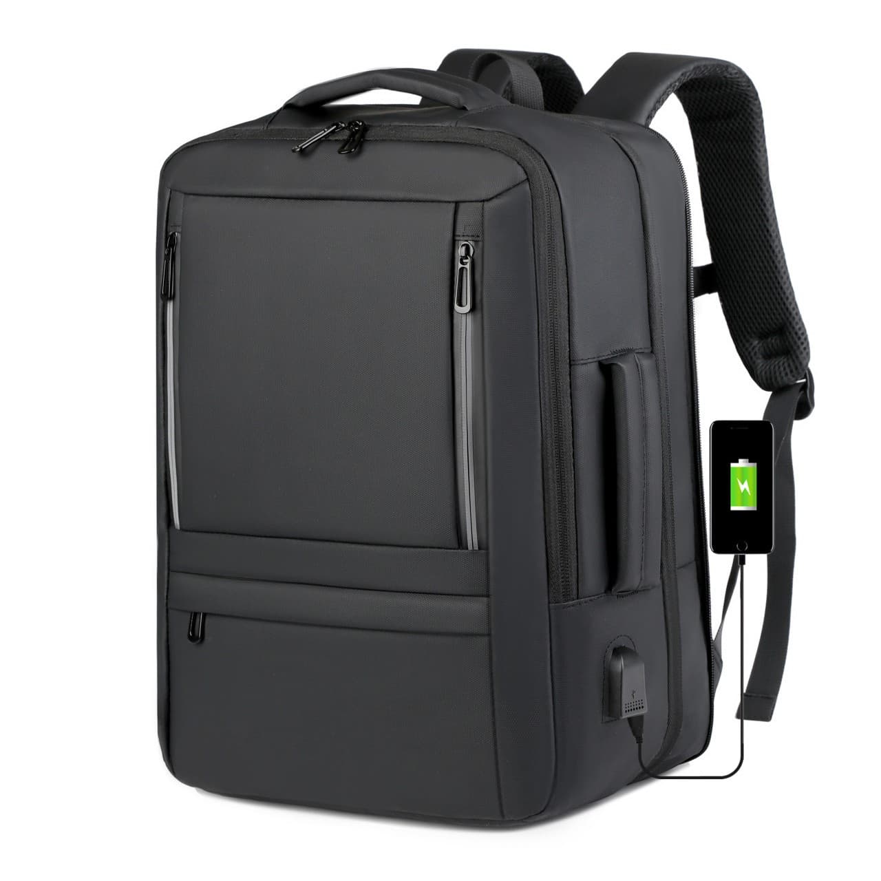 Cross-border Large Capacity Business Backpack Premium Men's Travel Backpack Expandable Laptop Backpack Bag