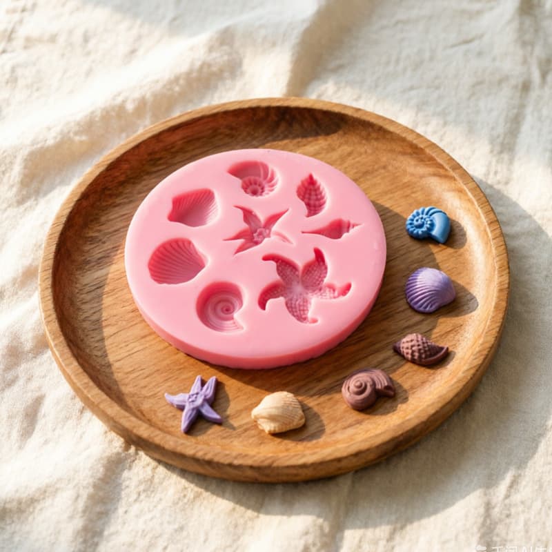 New Ocean House Set Cookie Mold DIY Chocolate Fondant Cake Shape Conch Scallop Starfish Mold